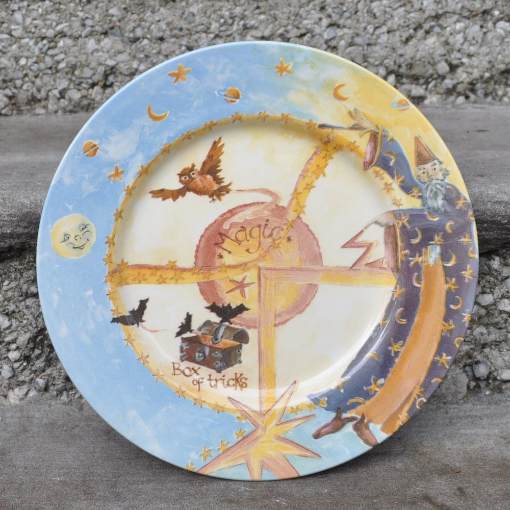 royal stafford magic diet dinner plate wizard (w904)